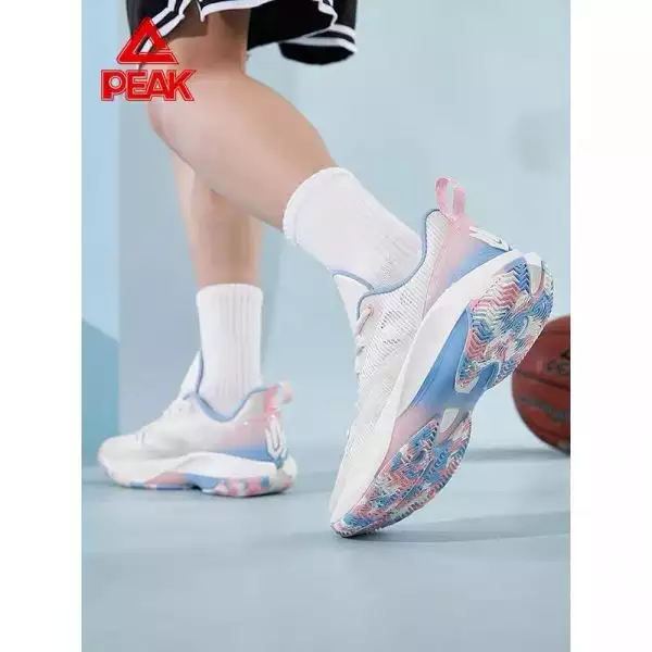 Peak Andrew Wiggins AW2 Basketball Shoes Pink White