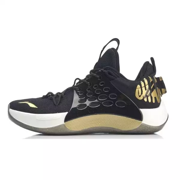 2018 2019 Season CBA Champion Shoes Glory Edition Black Gold Li Ning Sonic VII LOW