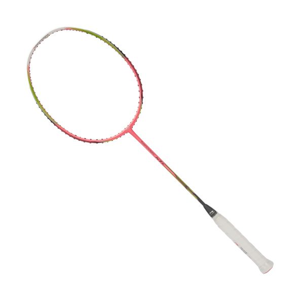 Li Ning Turbocharging N7 II Light Badminton Racket Coral & Lime 