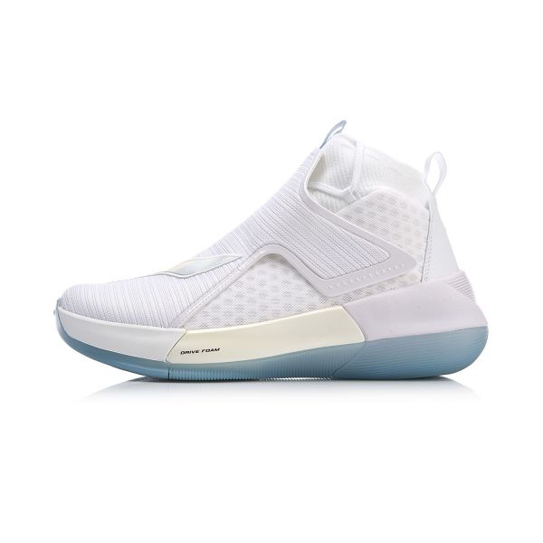 Li Ning 2018 Yu Shuai 12 Cushion Men s High Professional Basketball Shoes White