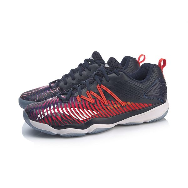 Li Ning Ranger 3.0 Team Women s Badminton Shoes Dark Blue Red