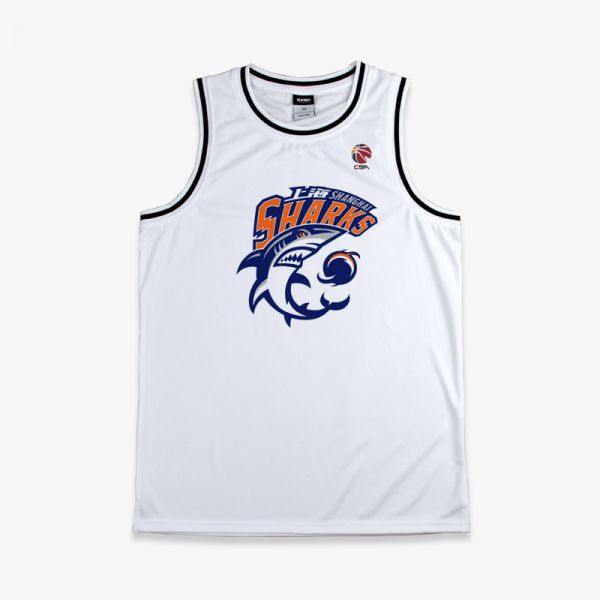 Shanghai Sharks players picture collage shirt