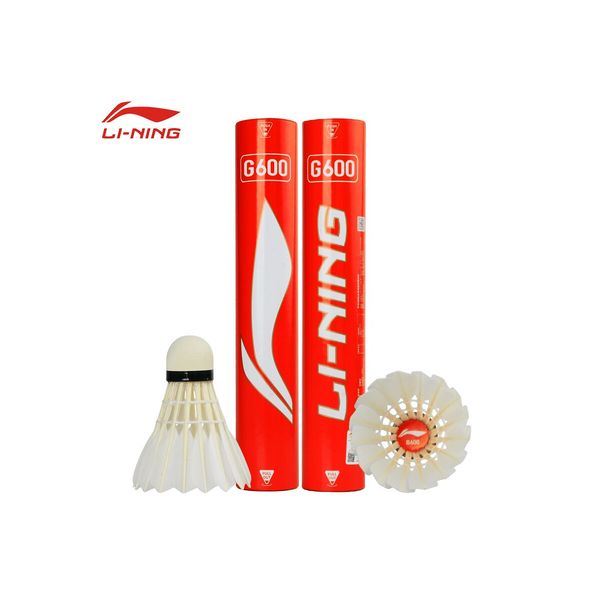 Li Ning G600 Badminton Shuttlecock 12 pcs Shuttle Cocks