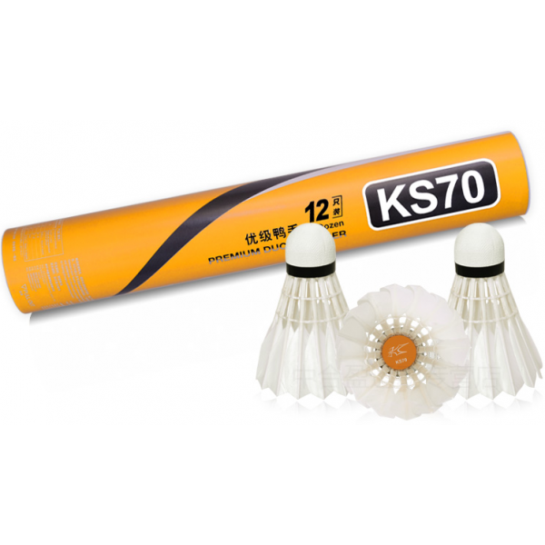 Kason KS70 77 Speed 12 PCS Badminton Shuttlecock on sale with Free