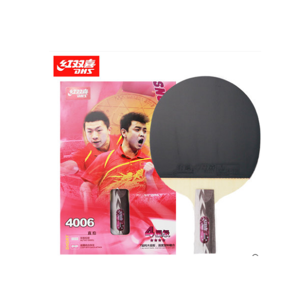 DHS 4006 Table Tennis Paddle Racket 4 Star Ping Pong Bat a Series A4006 for sale online 