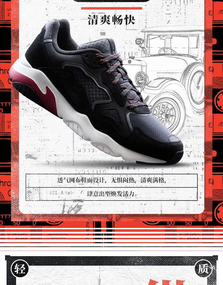 Li-Ning RETRO 2018 Fall Reverses Women’s Classical Light Casual Shoes