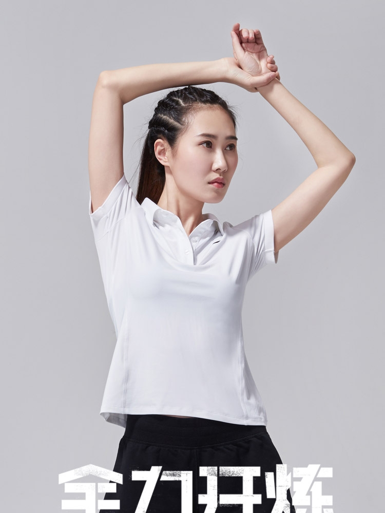 2018 Li-Ning AT DRY Women’s POLO Shirts Quick Dry Training T-Shirts