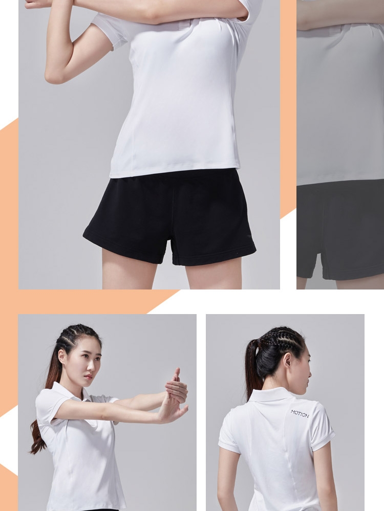 2018 Li-Ning AT DRY Women’s POLO Shirts Quick Dry Training T-Shirts