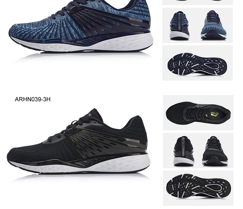 Li-Ning Cloud Men's Breathable Responsive Running Shoes | 2018 Fall