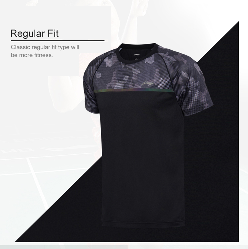 Li-Ning Men's Fast Dry Badminton Tee Shirts