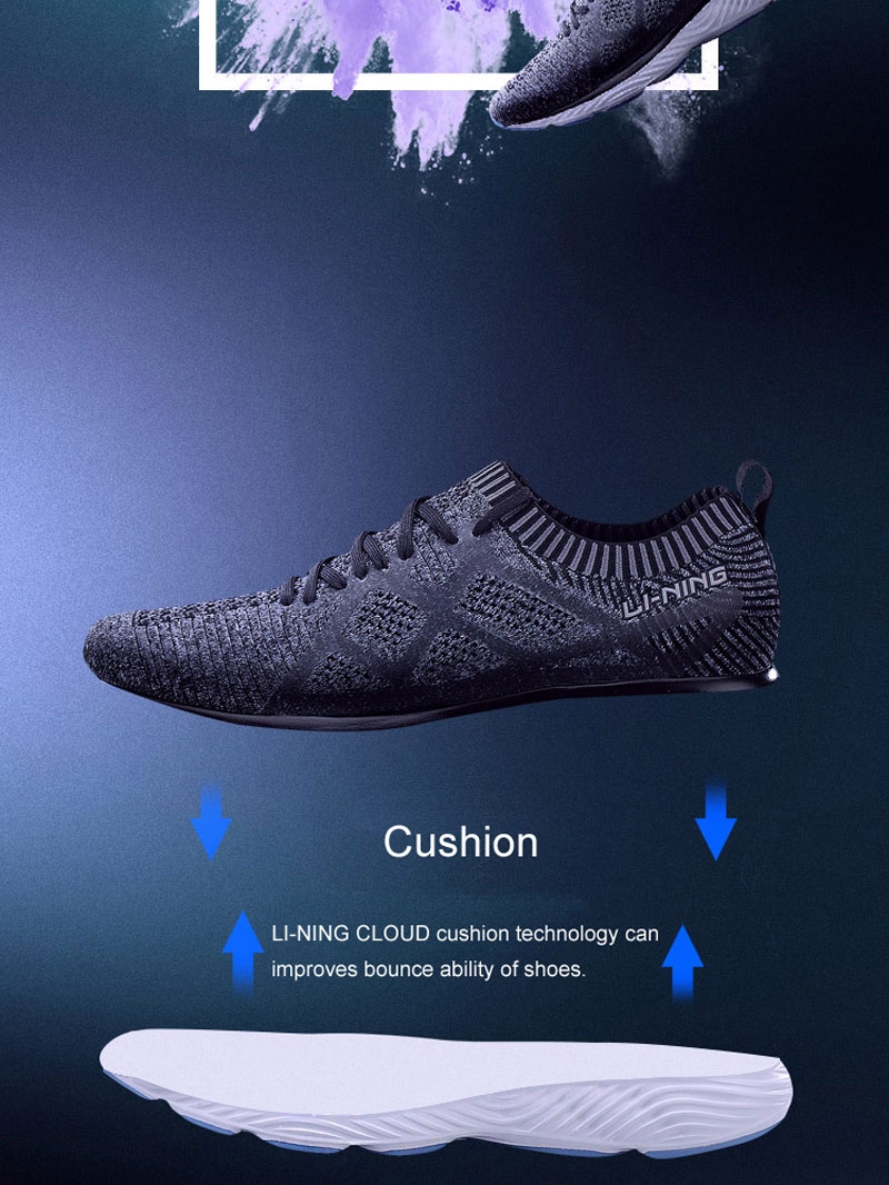 Li-Ning Cloud III 2018 Sock Like Cushion Running Shoes