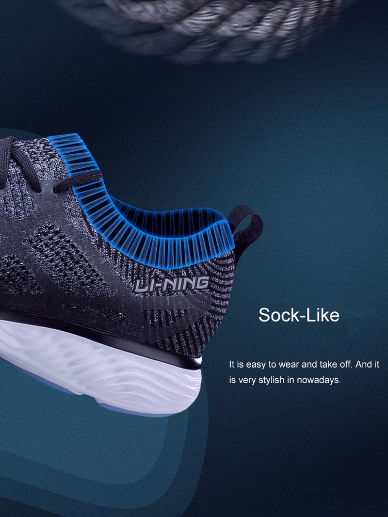 Li-Ning Cloud III 2018 Sock Like Cushion Running Shoes