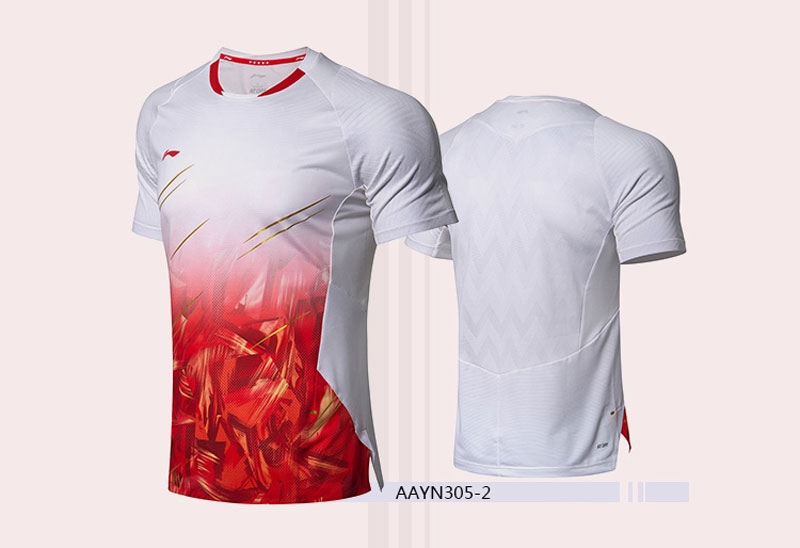 Li-Ning China Men's National Badminton Team Badminton Tee Shirts