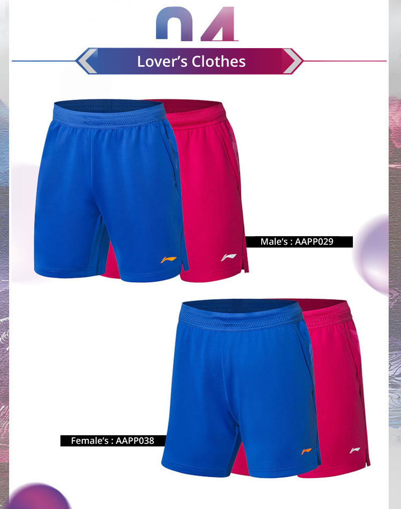 Li-Ning 2019 Spring China Men's National Badminton Team Premium Shorts