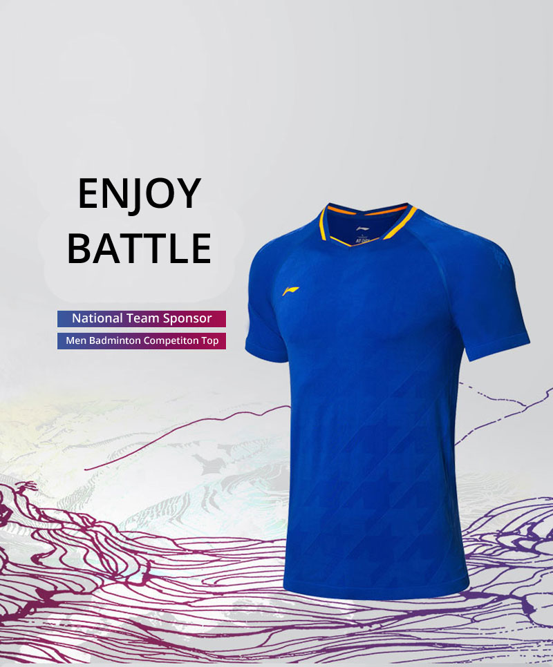 Li-Ning 2019 Spring China Men's National Badminton Team Premium Tee Shirts