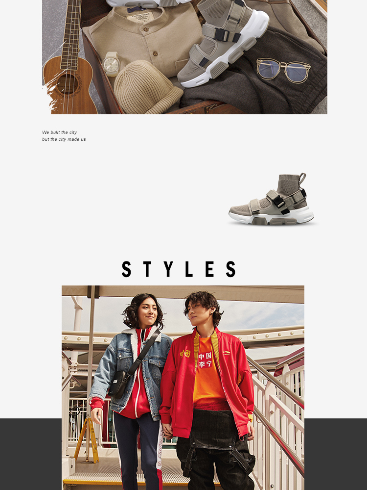 Li Ning CounterFlow x ChenPeng A/W NYFW 2019 Men's City Life Shoes - Hybrid