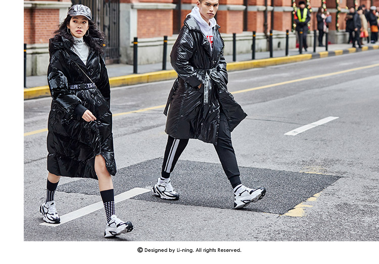 Chenpeng NYFW x Li Ning CounterFlow Alien Men's Retro Dad Sneakers