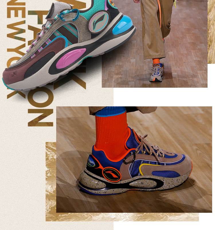 2019 NYFW x Li-Ning V8 Men's Outdoor Running Shoes