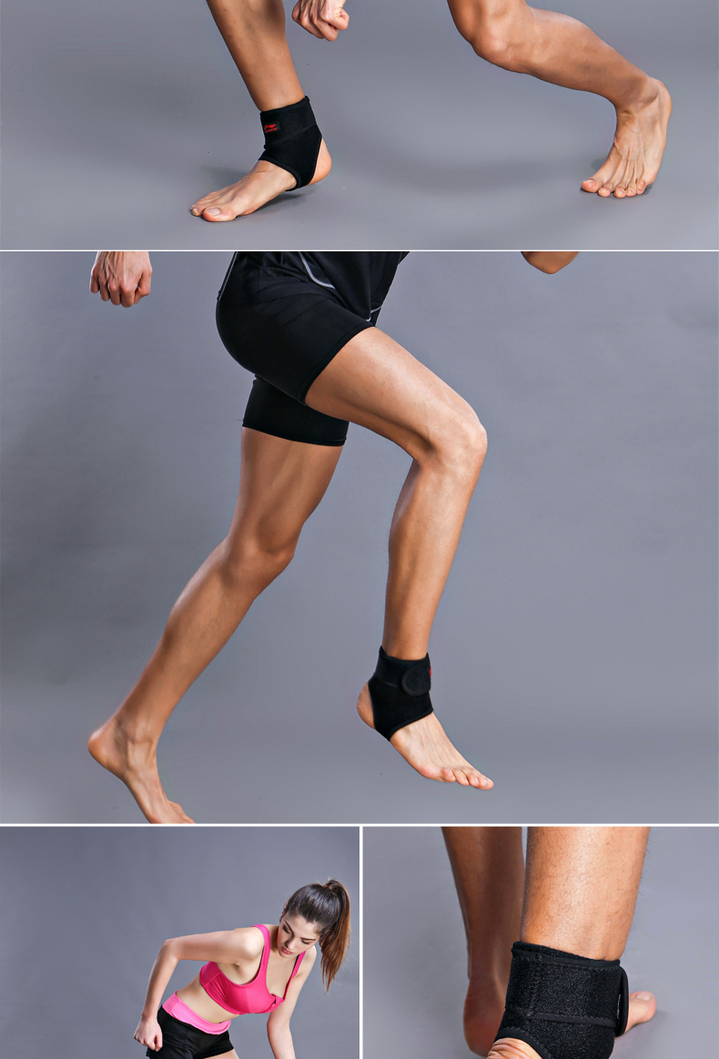 Li Ning Ankle Support Warm Adjustable for Sports (Black)