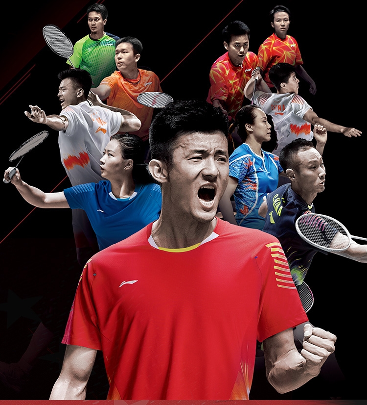 Li-Ning BWF World Badminton Championships 2018 | Lining National Team Men's Game CHINA Jersey