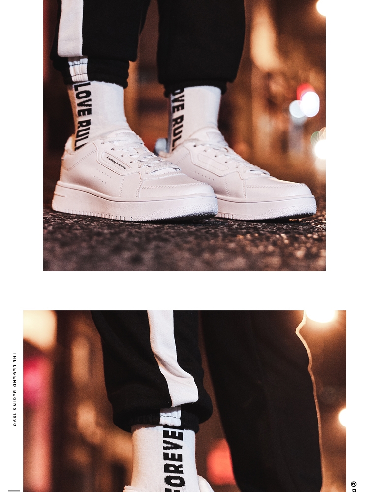 2018 Li-Ning White on White Women's Classic Skateboard Shoes | White Silver